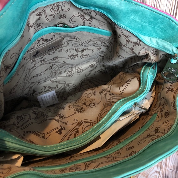 Montana West Embroidered Concealed Carry Tote - Picture 5 of 7